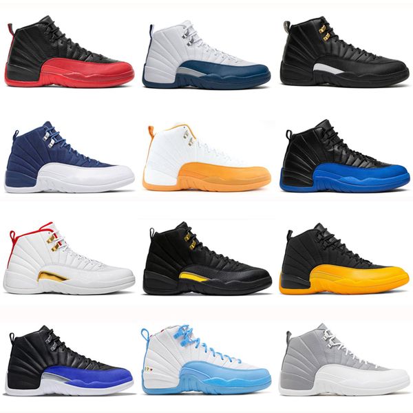 

jumpman 12 brilliant orange basketball shoes men 12s designer sneakers black taxi fieled purple stealth playoffs reverse flu game black game