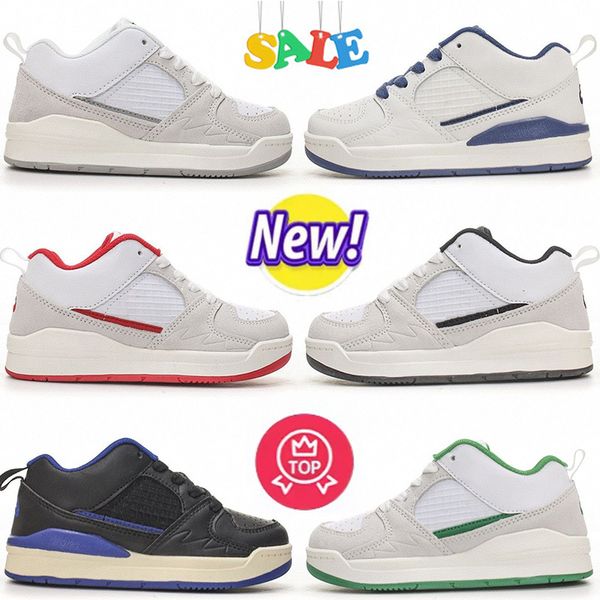 

designer stadium 90 kids baketball shoes sail black varsity red white neutral toddlers boy girl lifestyle sneakers td preschool gradeschool