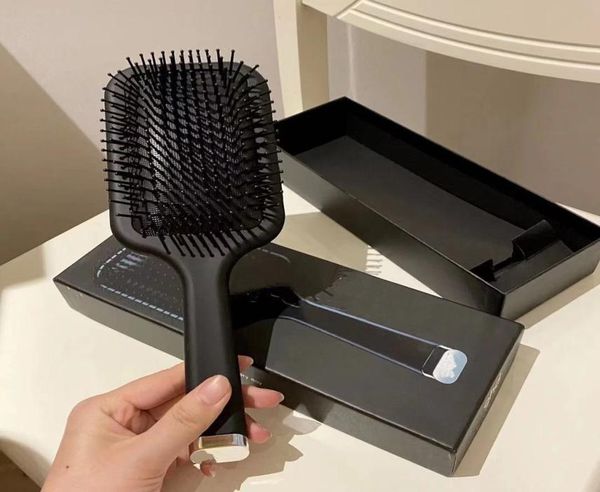 

professional paddle hair brush comb for hair styling ceramic detangling brushes6173568, Silver