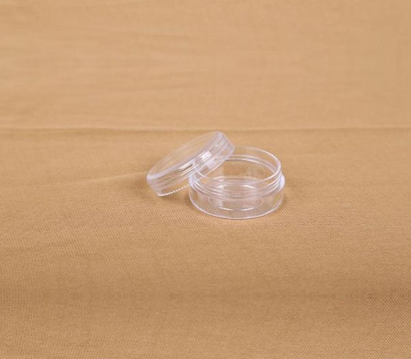 

50pcs 2g small round sample cream bottle jars containermini plastic container for nail art storage 2ml diy ps bottles1831562