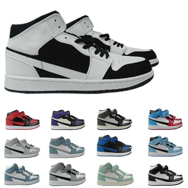

breathable sneakers medium basketball shoes retro mens sports trainers high-athletic shoes