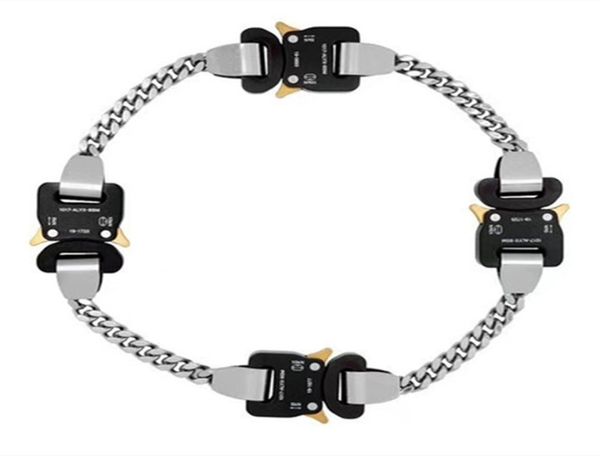 

2020ss alyx hero chain necklace men women metal alyx hero chain accessories titanium japanese8795797, Silver