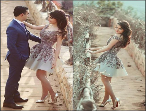 

off the shoulder short prom dresses with vintage lace appliques a line backless sassy party gowns stunning engagements dresses cus1768074, Black