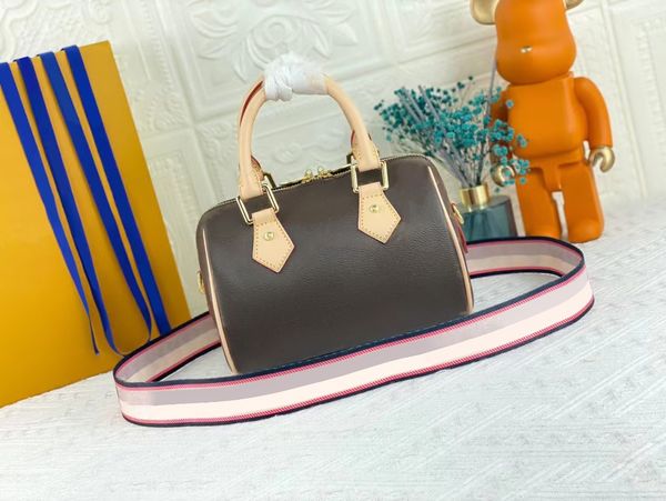 

designer fashion cross body clutch boston bag handle luxury speedy nano 20 25 shoulder duffel travel bag women's handbags leather purse