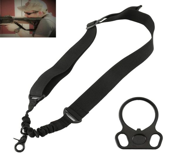

rifle gun plate mount adapter tactical 1 one single point sling high strength adjustable 9674516