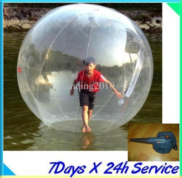 

water sport zorb zorbing walk ball water walking ball walk on water ball 1 8m pvc 0 8mm with the 600w blower3147868