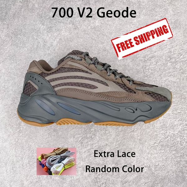 

700 v2 v3reflective running shoes static inertia wave tephra solid grey utility black designer men women sport sneakers casual shoes