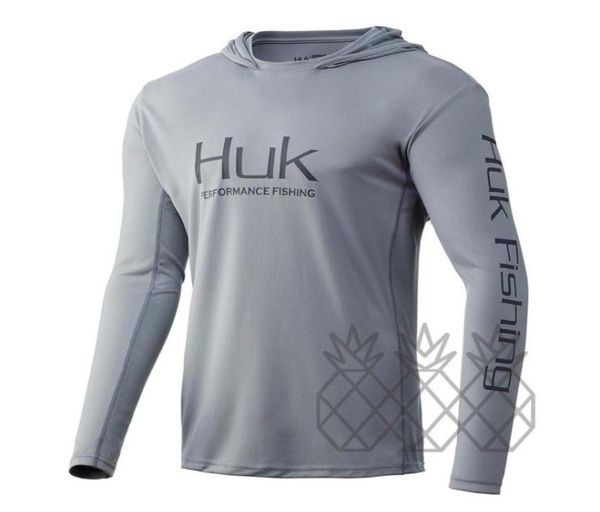 

fishing shirts huk custom clothing long sleeve jacket tshirt uv protection 50 men summer wear 2207183621689, Gray;blue