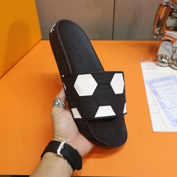 

luxury designer slippers women leather slippers flat fashion summer flat shoes fashion beach h letter sandals women 0718, Black