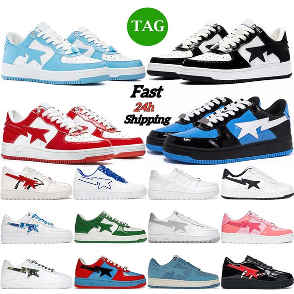 

2023 designer casual shoes mens womens sta low platform black camo bule grey black beige suede bapestar sports sneakers trainers