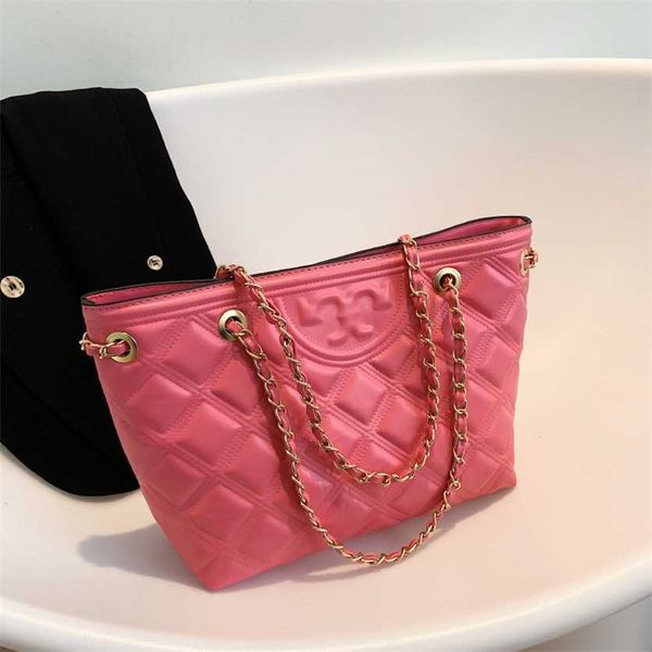 

63% off 2023 new bagdesigner bags new women's spring/summer fashion lingge embossed bucket single shoulder bag oblique cross tide