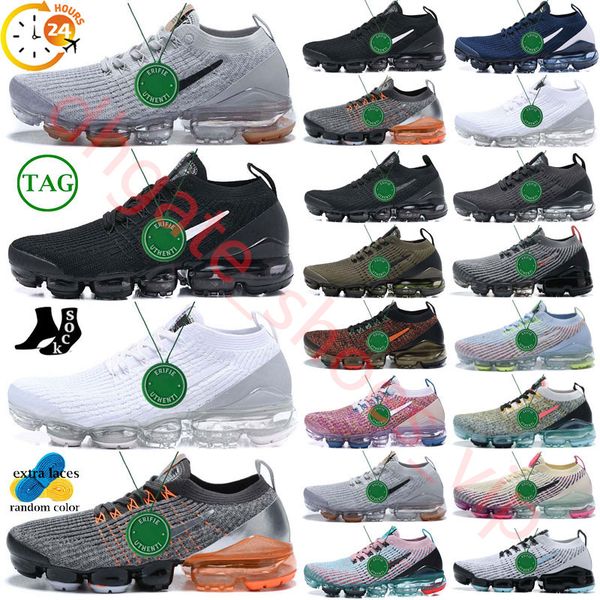 

fly 2.0 3.0 vapour max plus running shoes 2023 volt p blue women men knit multi color team red particle grey flash crimson university gold t