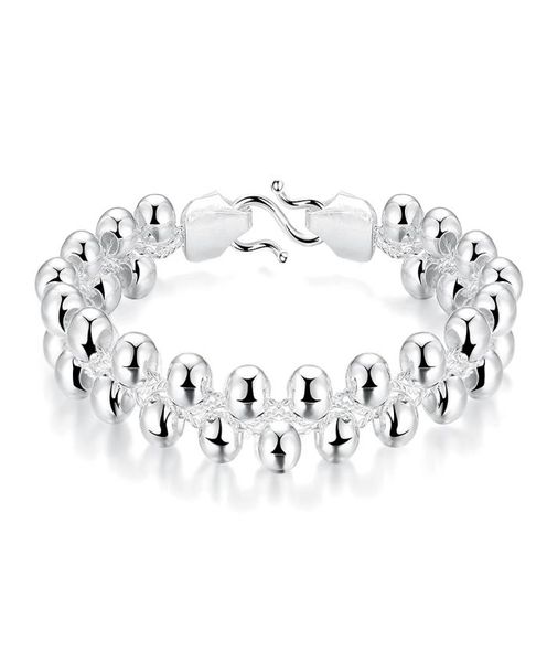 

whole 925 sterling silver plated lobster charm bracelets lknspch3956220775, Black
