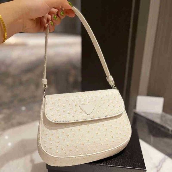 

pdabag triangle evening bags designer bag totes women underarm fashion ostrich pattern shoulder luxurious college style handbag crossbody 22
