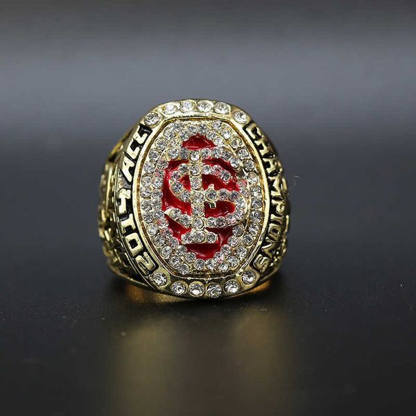 

2014 florida state university ncaa championship ring, Golden;silver