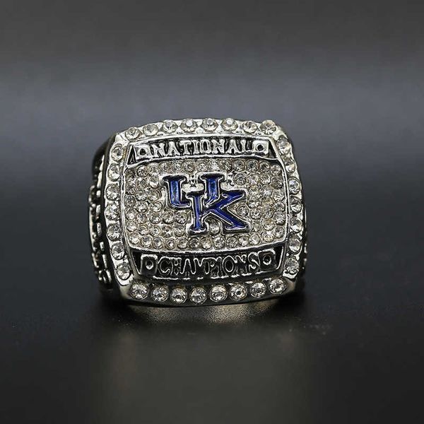 

2012 ncaa kentucky wildcat championship ring university ring, Golden;silver