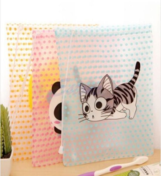 

whole1x kawaii cute cartoon waterproof travel cosmetic makeup bag pouch toiletry storage organizer wash case2651720