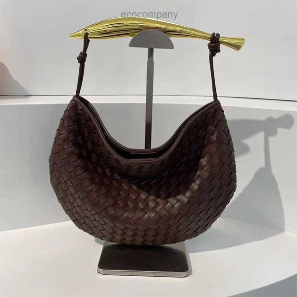 

design bag handbag small designer new woven sardine women's leather versatile high-grade metal handle dumpling 5h9z