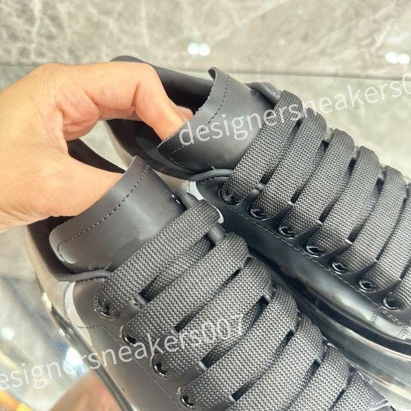 

luxury designer shoes sprint runner sneakers men women casual leather outdoor alexander shoes low pink trainers xsd221118, Black