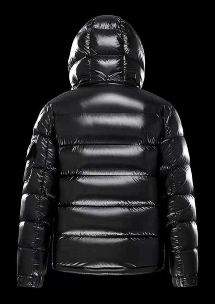 

men's jackets mens jacket down parkas clothes padded quality coats outdoor keep warm outerwear cold protection badge decoration coat st, Black;brown