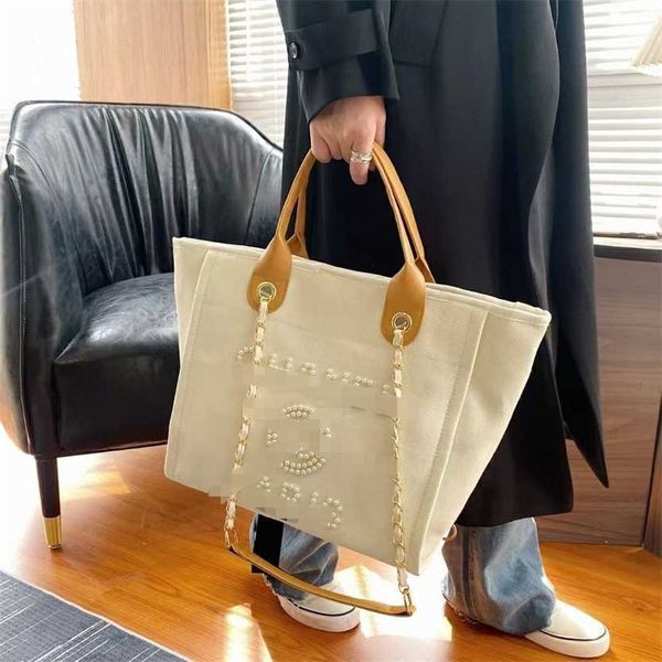 

62% off 2023 new bagdesigner new fashion xiaoxiang beach ins network red tote one shoulder portable high capacity canvas bag for women