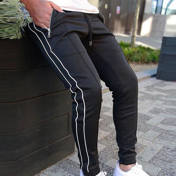 

mens pants spring summer gym exercise slimming elastic waist jogging autumn winter sports sports casual wear 230720, Black