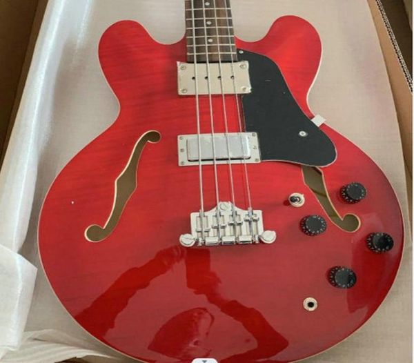 

made in china guitar new 4 string jazz bass guitar accept custom color7792123