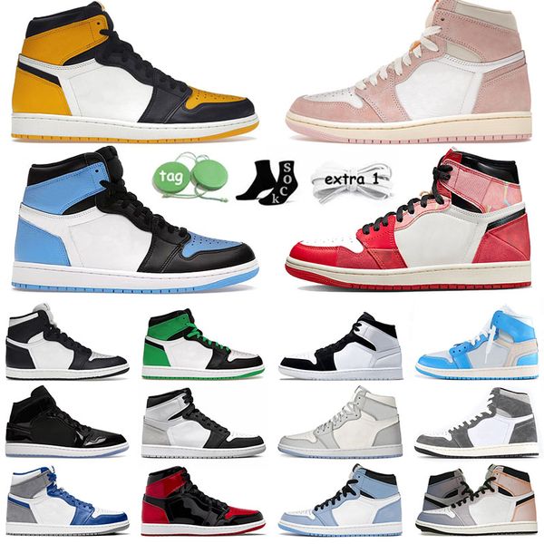 

2023 1s jumpman basketball shoes 1 sneakers true blue washed heritage next chapter mid lakers men women trainers hyper royal court purple st