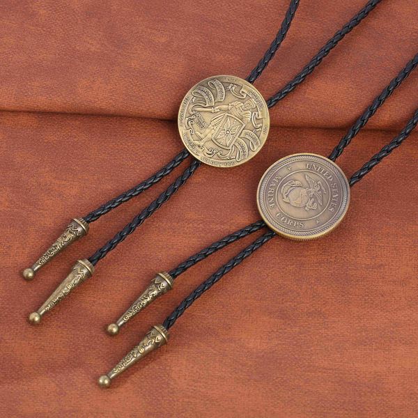 

bolo ties united states marine corps - bronze bolo tie hkd230720, Red