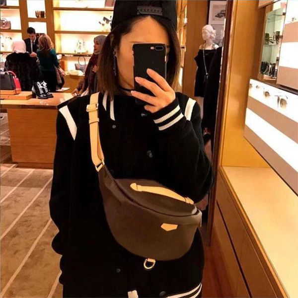 

rooyduo designer waist bags cross body handbag famous bumbag fashion shoulder bum fanny pack crossbody bag new wave m44823 m44812, Silver