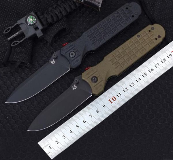 

new fox 446 outdoor folding knife d2 blade nylon fiberglass handle bm micro tactical camping jungle pocket survival knife3162174