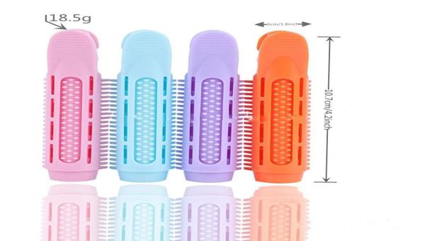 

12pcs women hair accessories volumizing hairroot clip natural fluffy curlers rollers clamps hair styling tool self grip volume1601444, Slivery;white