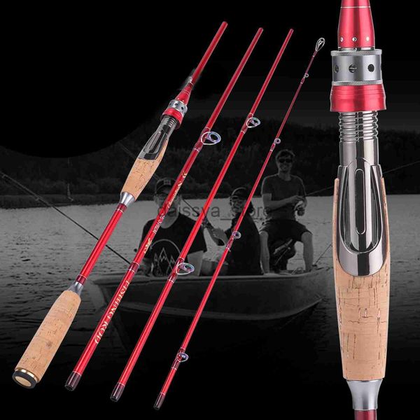 

boat fishing rods sougayilang 2.1m 2.4m 4 section m power carbon fiber casting spinning fishing rod travel ultra light lure fishing pole can
