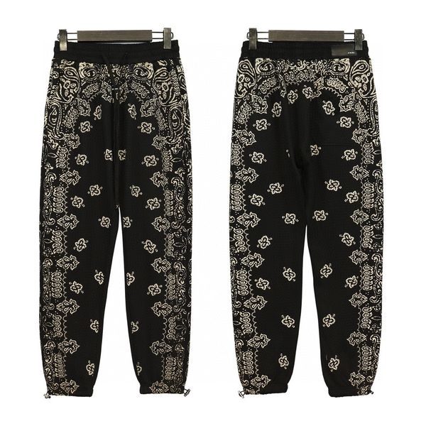 

designer pants mens men pantsl casual sportsl sweatpants with elastic waistband drawcord and side seam pockets men's jogger hip hop cas, Black
