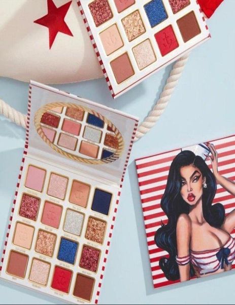 

arrival ky cosmetics 16 colors eyeshadow palette new sailor summer matte and shimmer eye shadow palettes dhl shippin7594510