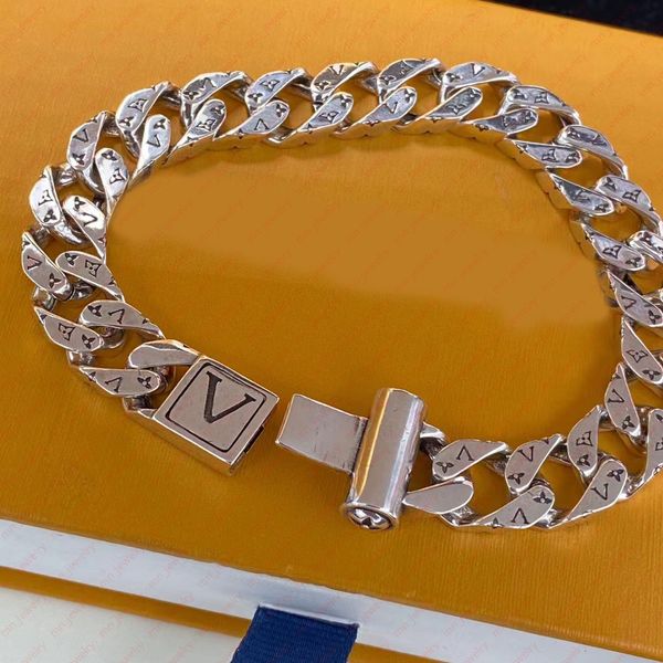 

titanium steel snake bone chain trend bracelet. vintage classic designer bracelet. men's ms. valentine's day gift couple bracelet., Black