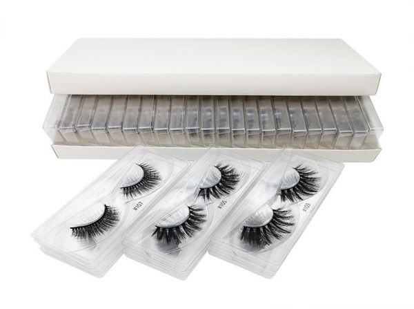 

whole 3d mink eyelashes custom private label natural fluffy false eyelash extensions full strip lashes makeup mink lashes3323996