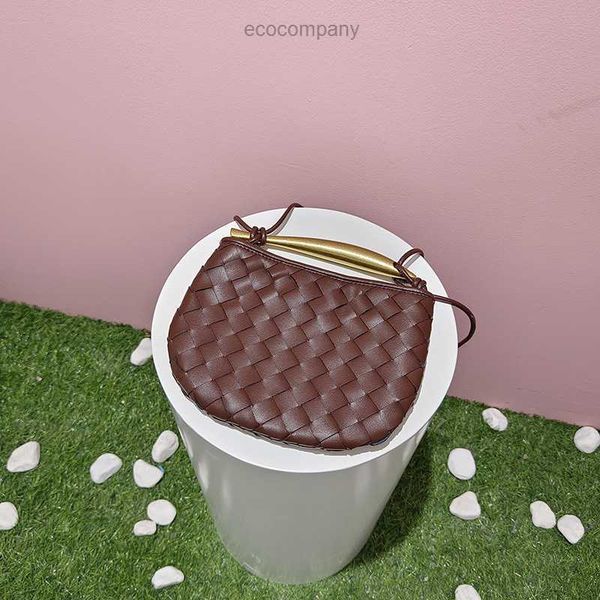 

designer sardine bag handbag new handcrafted cowhide woven women's small crowd design fashionable versatile single shoulder messenger 0