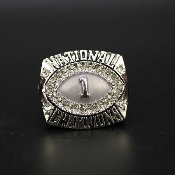 

2008 louisiana university league ncaa lsu championship ring, Golden;silver