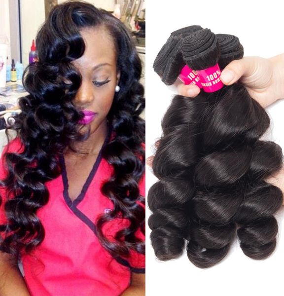 

8a mink brazilian straight body wave loose wave kinky curly deep wave hair remy human hair extensions 100 unprocessed brazilian v8675517, Black;brown