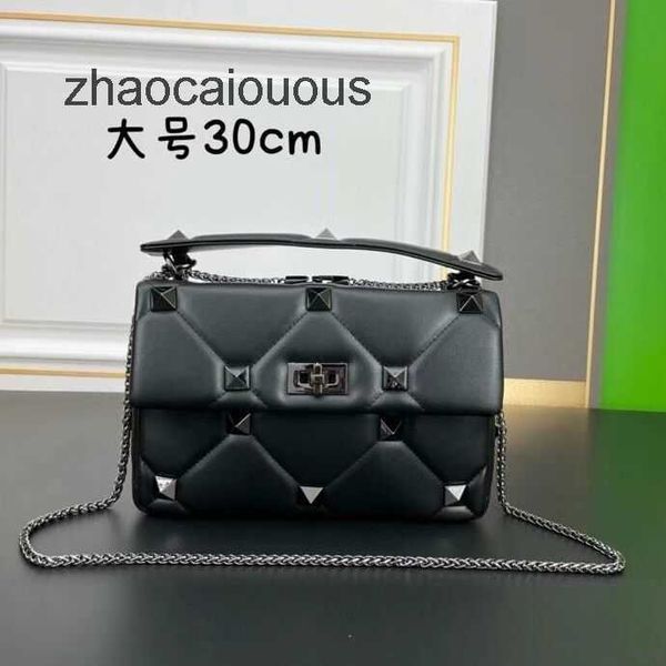 

valentins rivet luxury designer handbags metal classic handbag women fashionable bags diamond grid chain leather women's casual shoulde