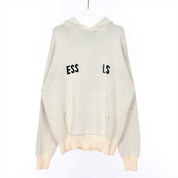 

essentialhoodie designer mens hoodies essentail spring men fear sweater of hoody god pullover autumn embroidery sweatshirt loose es hooded j, Black