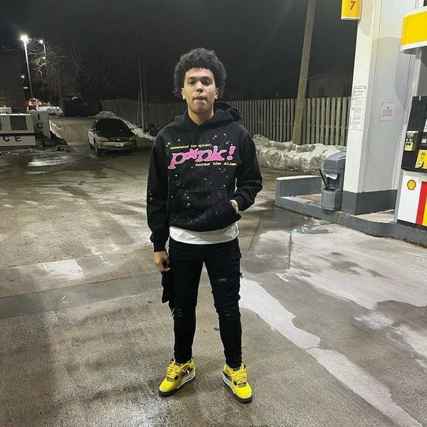 

men designer hoodies spider hoodie pink spider hoodie young streetwear thug 555555 angel pink hoody mens womens casual 100% cotton sweatshir, Black