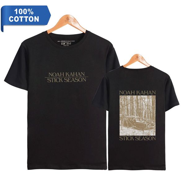 

mens tshirts noah kahan stick seasonal short sleeve tshirt 100% cotton printed oneck womens 230720, White;black