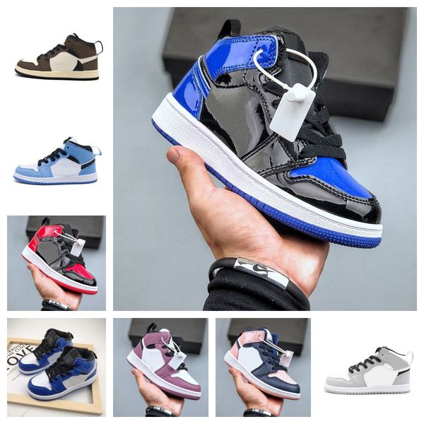 

jumpman 1 kids shoes 1s black shoe boys high sneaker designer basketball blue trainers baby kid youth toddler infants jumpman girls children