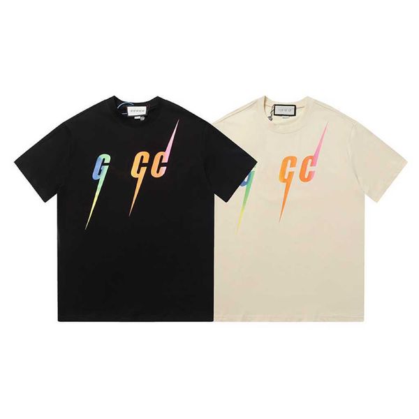 

2023ss summer t shirt tees men women designer t-shirts loose tees man casual shirt luxurys clothing streetwear shorts sleeve polos tshirts, White;black