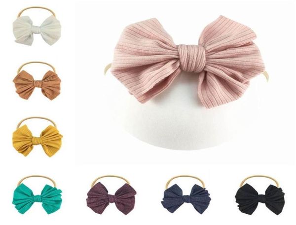 

ins soft nylon baby headbands handwork hair bows girls designer headbands newborn designer headband girls headband hair accessorie6325417, Silver