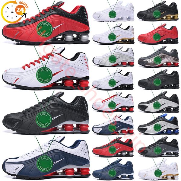 

shox tl r4 avenue 803 301 men shoes triple black white metallic silver chaussures shoxs deliver oz nz 802 809 university red sneakers traine