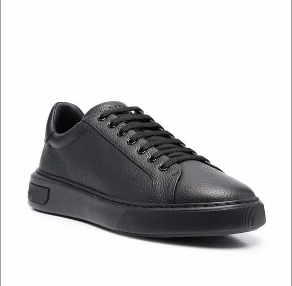 

luxury men sneakers shoes white black blue grained leather trainers famous brands grained leather skateboard men's lift casual walking