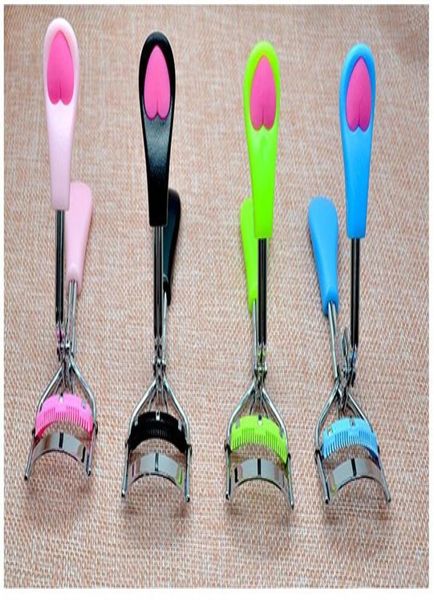 

ladies makeup eyelash curling curler with comb clip beauty tool stylish dhl ship1654386